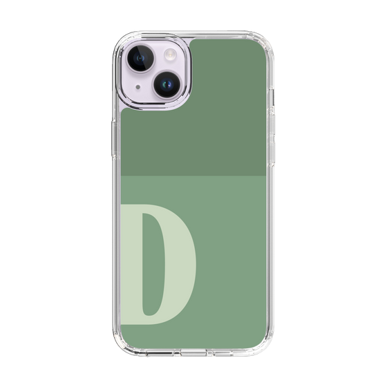 Slim Protection Case［ Original - initial two tone - D green ］
