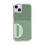 Slim Protection Case［ Original - initial two tone - D green ］