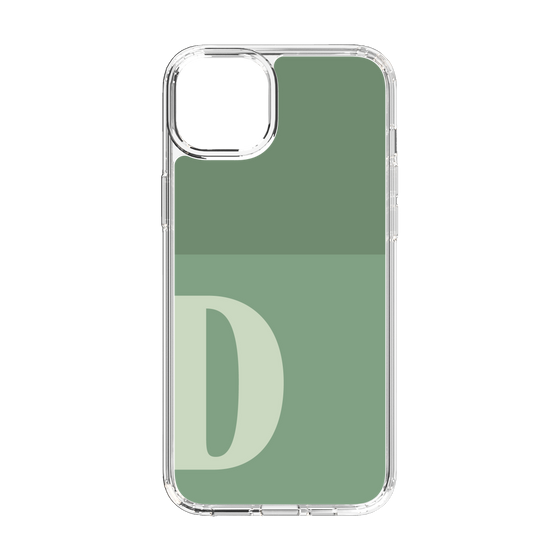 Slim Protection Case［ Original - initial two tone - D green ］