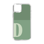 Slim Protection Case［ Original - initial two tone - D green ］