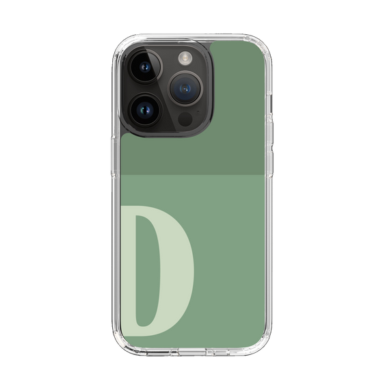 Slim Protection Case［ Original - initial two tone - D green ］