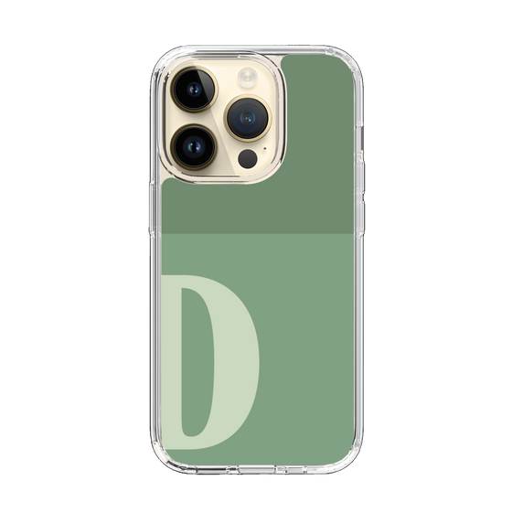 Slim Protection Case［ Original - initial two tone - D green ］