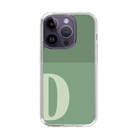Slim Protection Case［ Original - initial two tone - D green ］