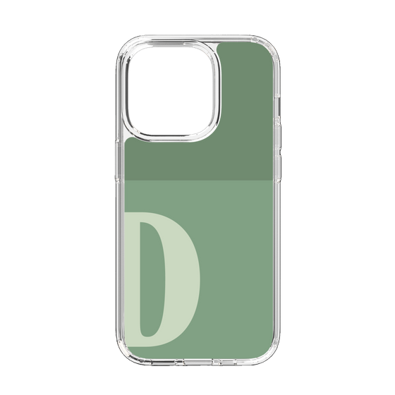 Slim Protection Case［ Original - initial two tone - D green ］
