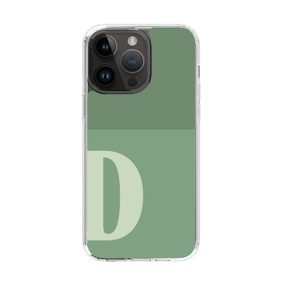 Slim Protection Case［ Original - initial two tone - D green ］