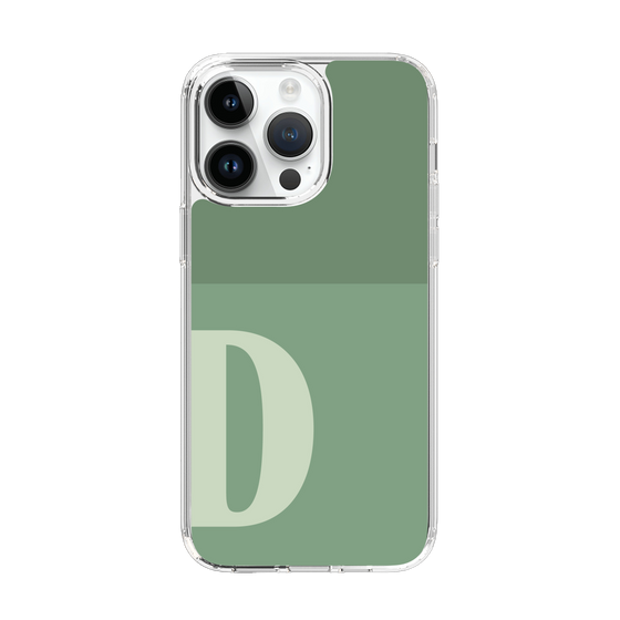 Slim Protection Case［ Original - initial two tone - D green ］