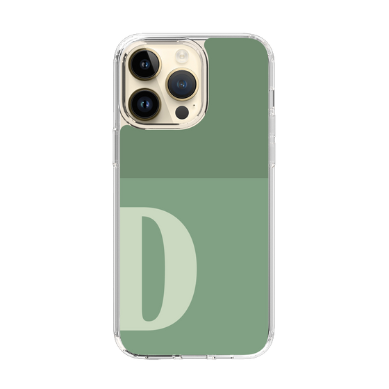 Slim Protection Case［ Original - initial two tone - D green ］