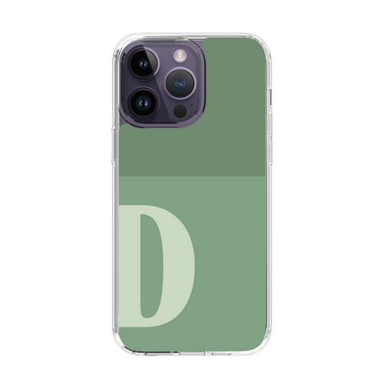 Slim Protection Case［ Original - initial two tone - D green ］