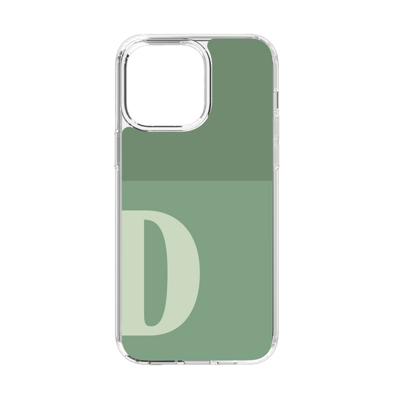 Slim Protection Case［ Original - initial two tone - D green ］