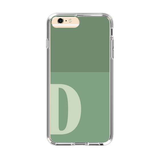 Slim Protection Case［ Original - initial two tone - D green ］