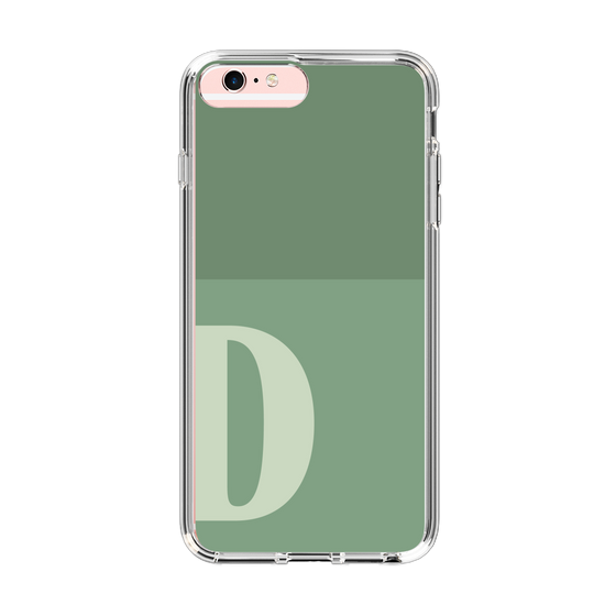 Slim Protection Case［ Original - initial two tone - D green ］