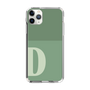 Slim Protection Case［ Original - initial two tone - D green ］