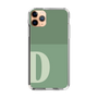 Slim Protection Case［ Original - initial two tone - D green ］