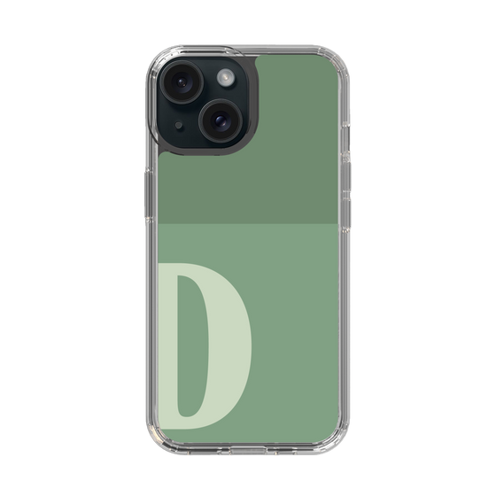 Slim Protection Case［ Original - initial two tone - D green ］