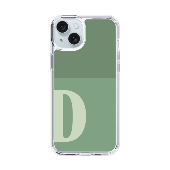 Slim Protection Case［ Original - initial two tone - D green ］