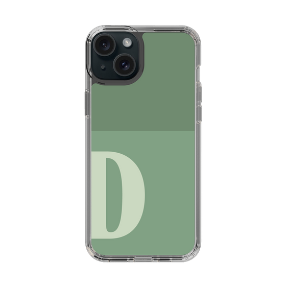 Slim Protection Case［ Original - initial two tone - D green ］