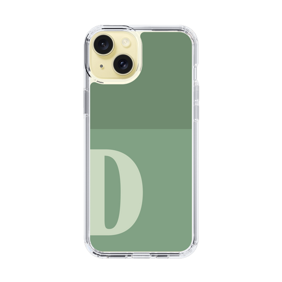 Slim Protection Case［ Original - initial two tone - D green ］