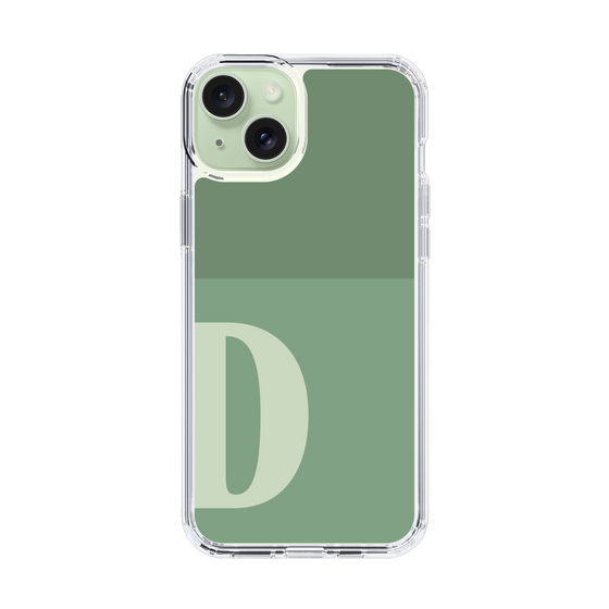Slim Protection Case［ Original - initial two tone - D green ］