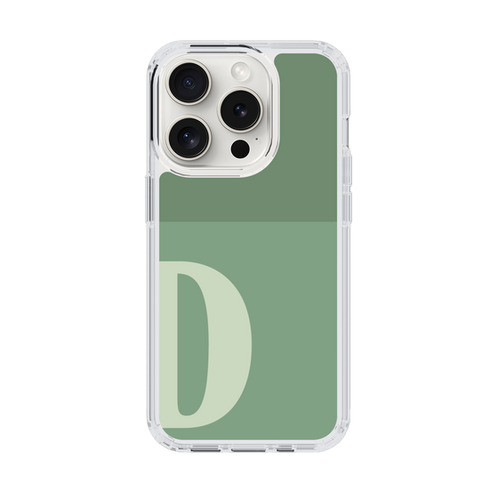 Slim Protection Case［ Original - initial two tone - D green ］