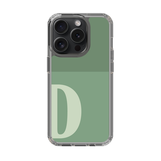 Slim Protection Case［ Original - initial two tone - D green ］