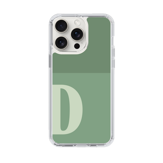 Slim Protection Case［ Original - initial two tone - D green ］