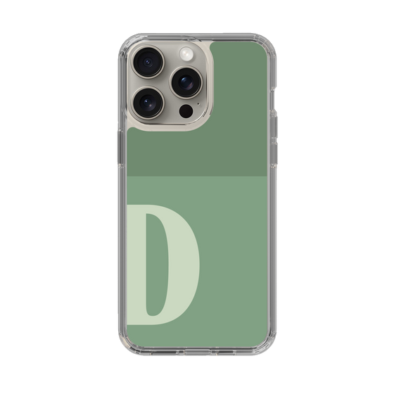 Slim Protection Case［ Original - initial two tone - D green ］