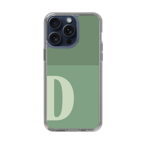 Slim Protection Case［ Original - initial two tone - D green ］