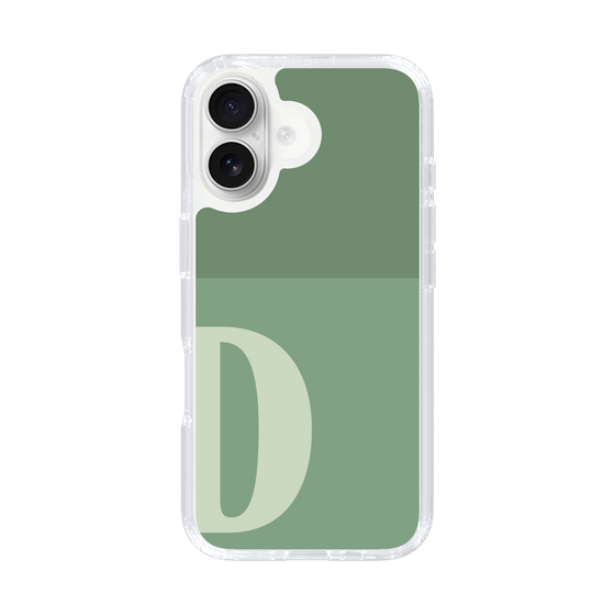 Slim Protection Case［ オリジナル - initial two tone - D green ］
