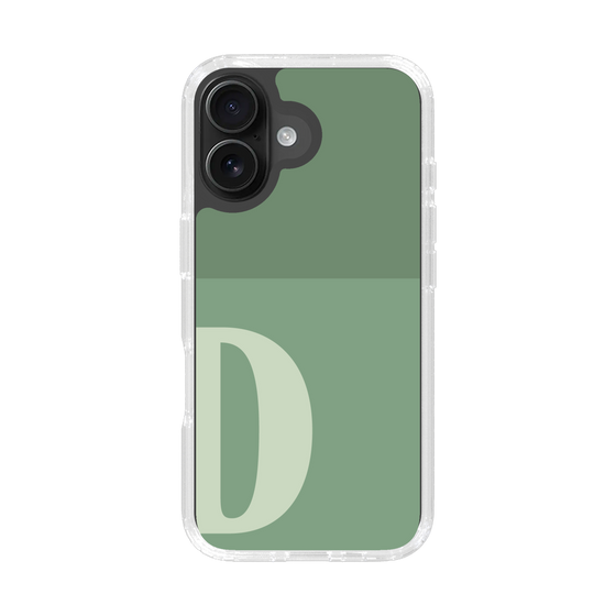 Slim Protection Case［ オリジナル - initial two tone - D green ］