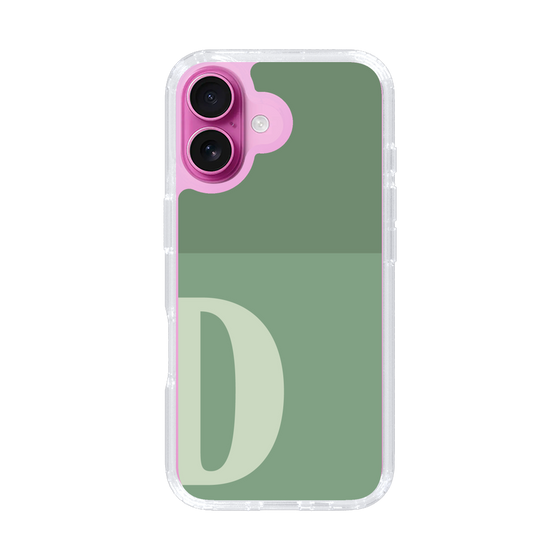 Slim Protection Case［ オリジナル - initial two tone - D green ］