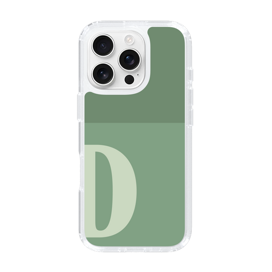 Slim Protection Case［ オリジナル - initial two tone - D green ］