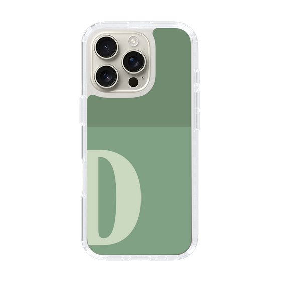 Slim Protection Case［ オリジナル - initial two tone - D green ］