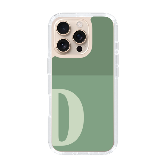 Slim Protection Case［ オリジナル - initial two tone - D green ］