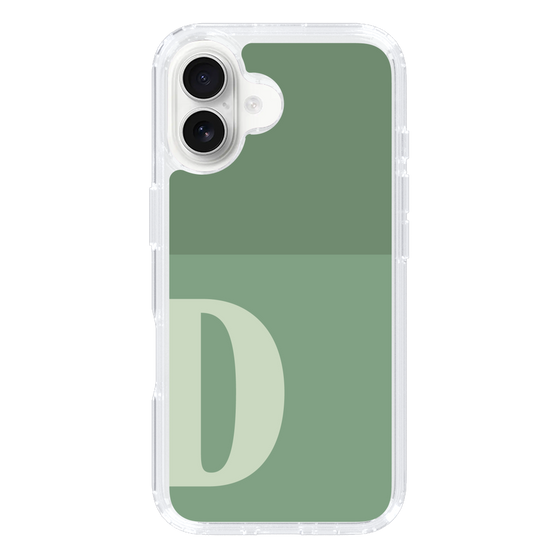 Slim Protection Case［ オリジナル - initial two tone - D green ］