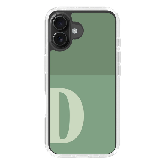 Slim Protection Case［ オリジナル - initial two tone - D green ］
