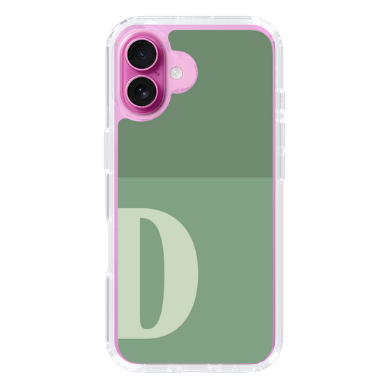 Slim Protection Case［ オリジナル - initial two tone - D green ］