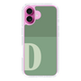 Slim Protection Case［ オリジナル - initial two tone - D green ］