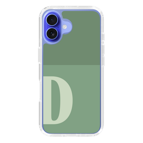 Slim Protection Case［ オリジナル - initial two tone - D green ］