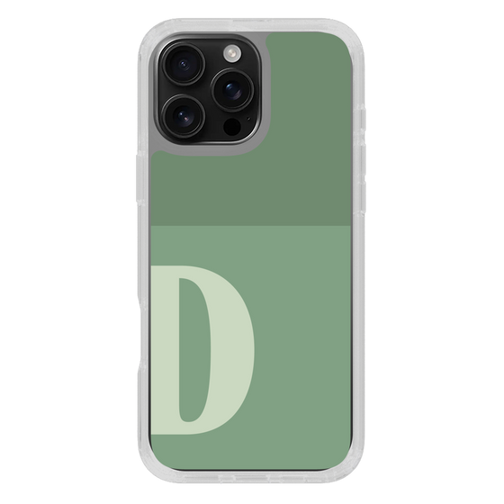 Slim Protection Case［ オリジナル - initial two tone - D green ］
