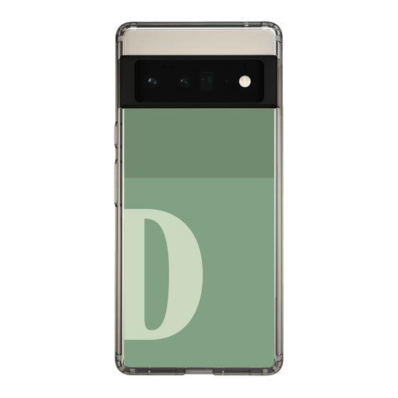 Slim Protection Case［ Original - initial two tone - D green ］