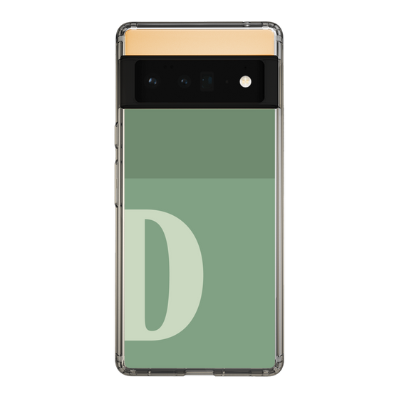 Slim Protection Case［ Original - initial two tone - D green ］
