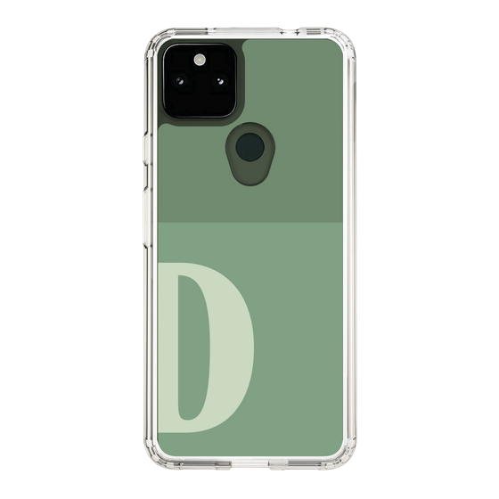Slim Protection Case［ Original - initial two tone - D green ］