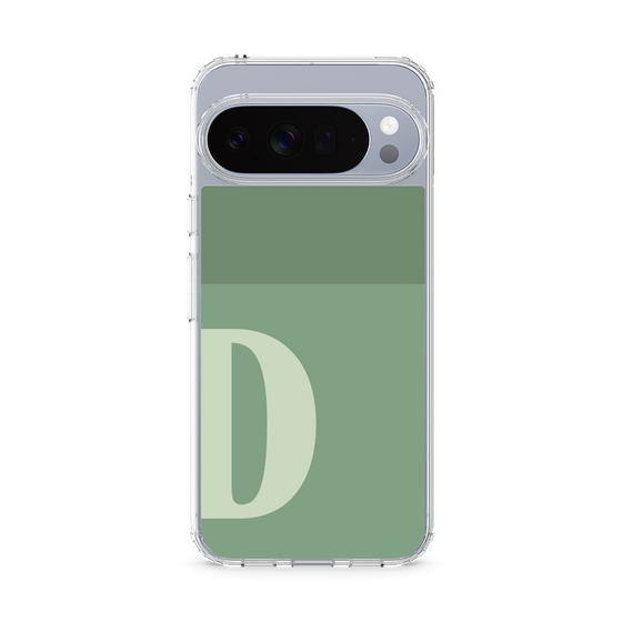 Slim Protection Case［ Original - initial two tone - D green ］
