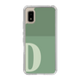 Slim Protection Case［ Original - initial two tone - D green ］