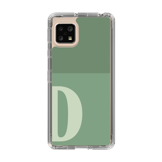 Slim Protection Case［ Original - initial two tone - D green ］