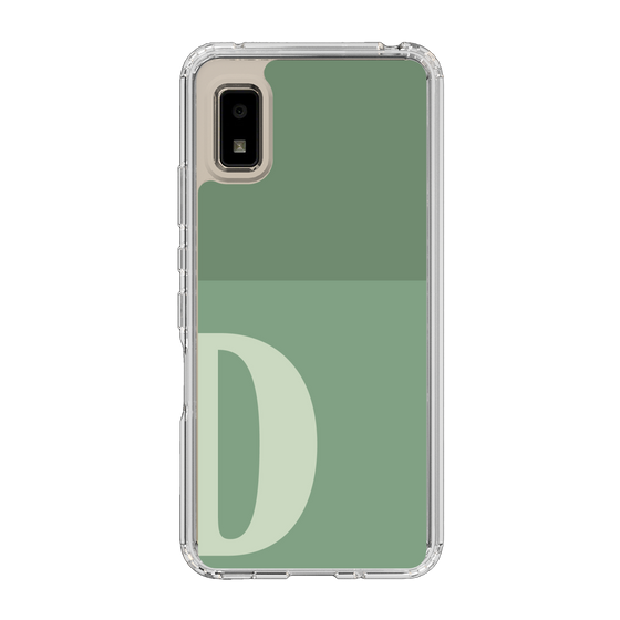 Slim Protection Case［ Original - initial two tone - D green ］