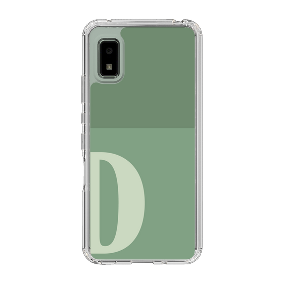 Slim Protection Case［ Original - initial two tone - D green ］