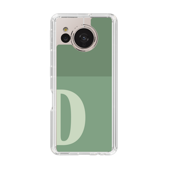 Slim Protection Case［ Original - initial two tone - D green ］