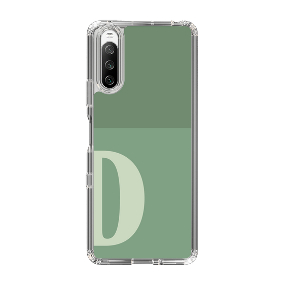 Slim Protection Case［ Original - initial two tone - D green ］