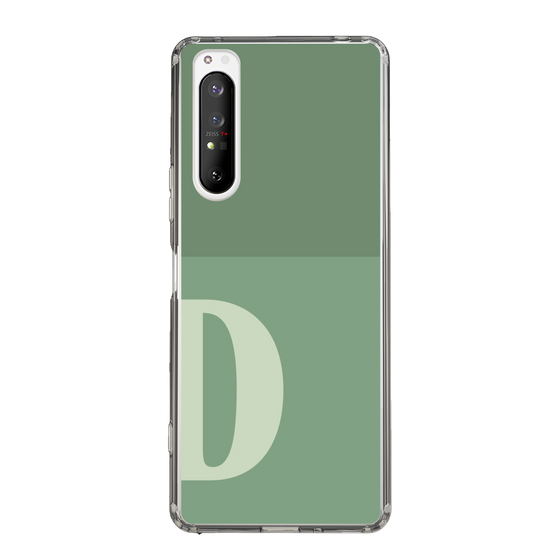 Slim Protection Case［ Original - initial two tone - D green ］